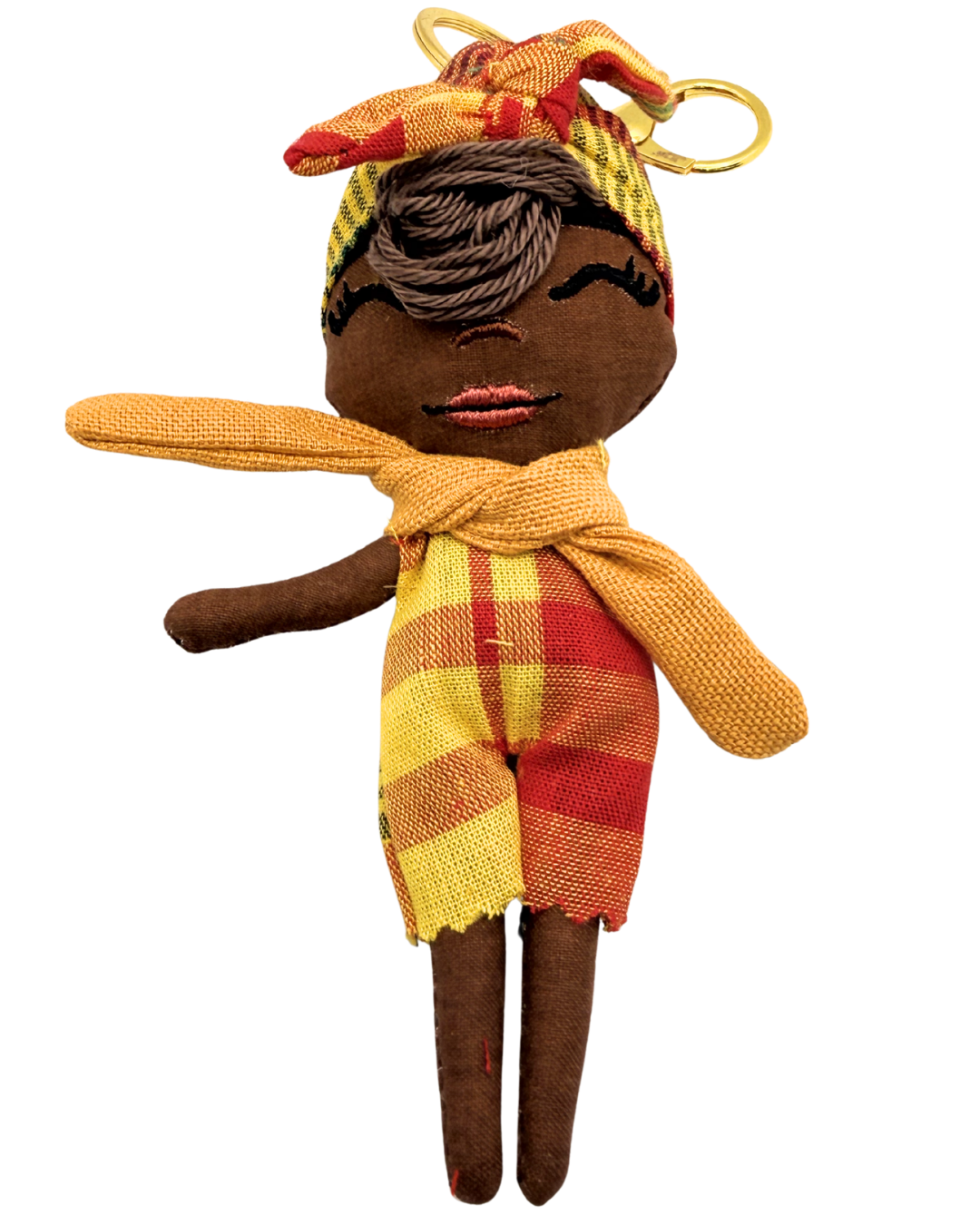 Douclé 29 – La poupée porte-clés faite main | Den Baya