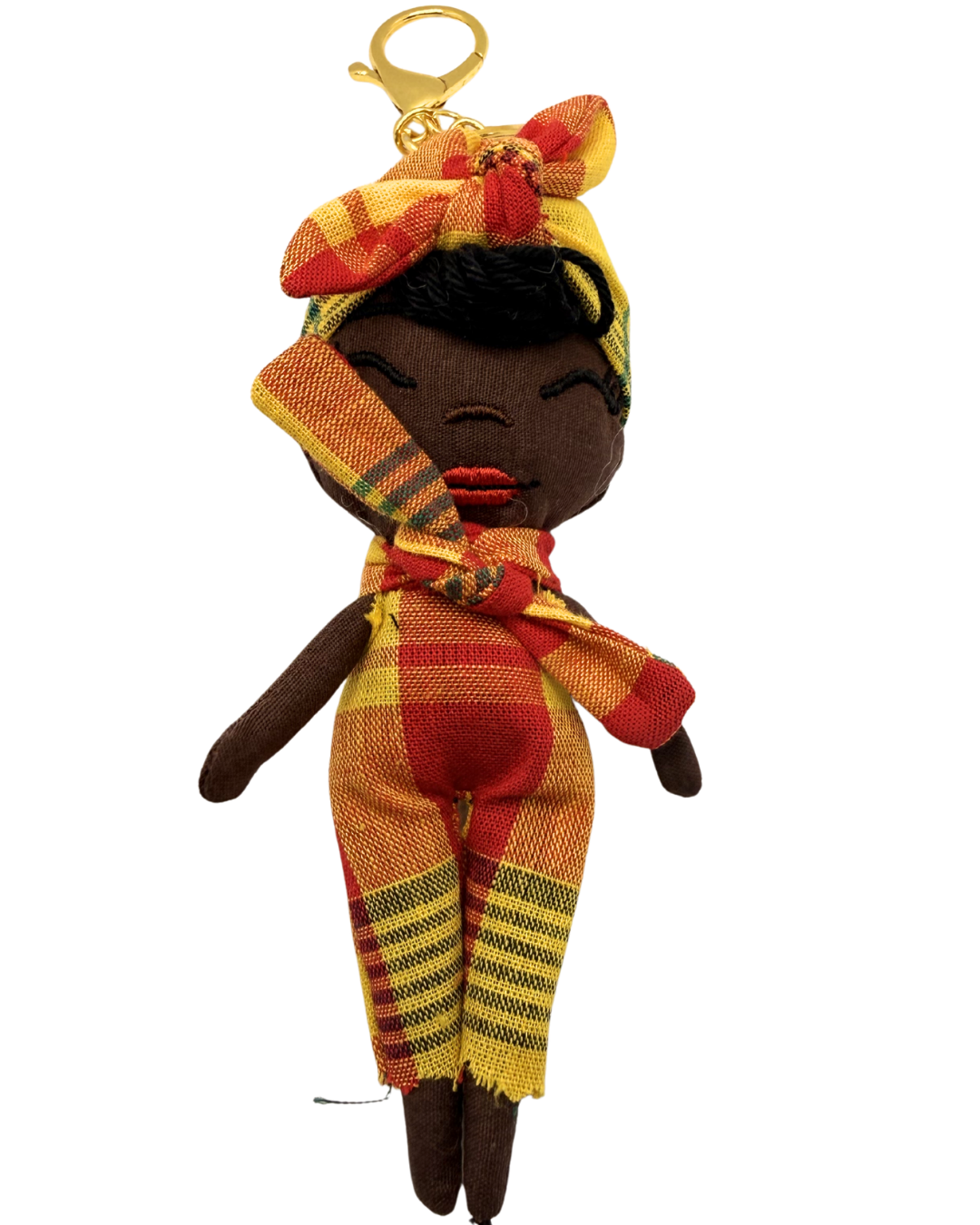 Douclé 35 – La poupée porte-clés faite main | Den Baya