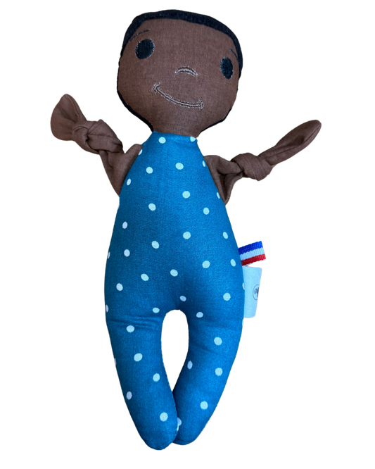 Doupée garçon Zaïm 20 cm - Doudou poupée - Prête à l'envoi 3 à 5 jours