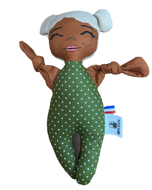 Doupée fille Hanna 20 cm - Doudou poupée - Prête à l'envoi 3 à 5 jours