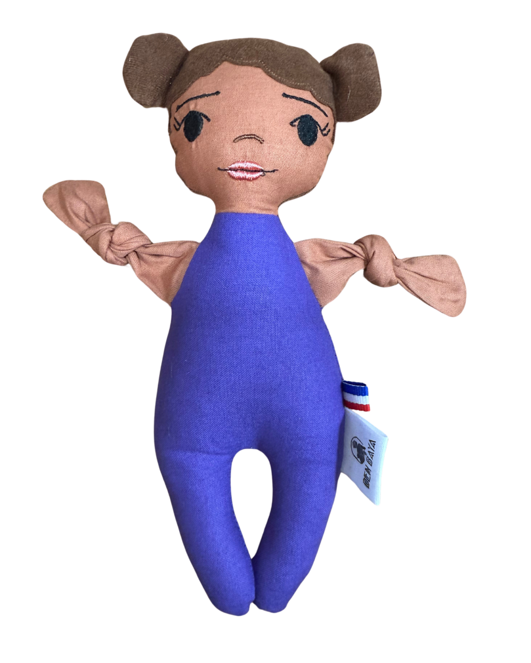 Doupée fille Naomie 20 cm - Doudou poupée - Prête à l'envoi 3 à 5 jours