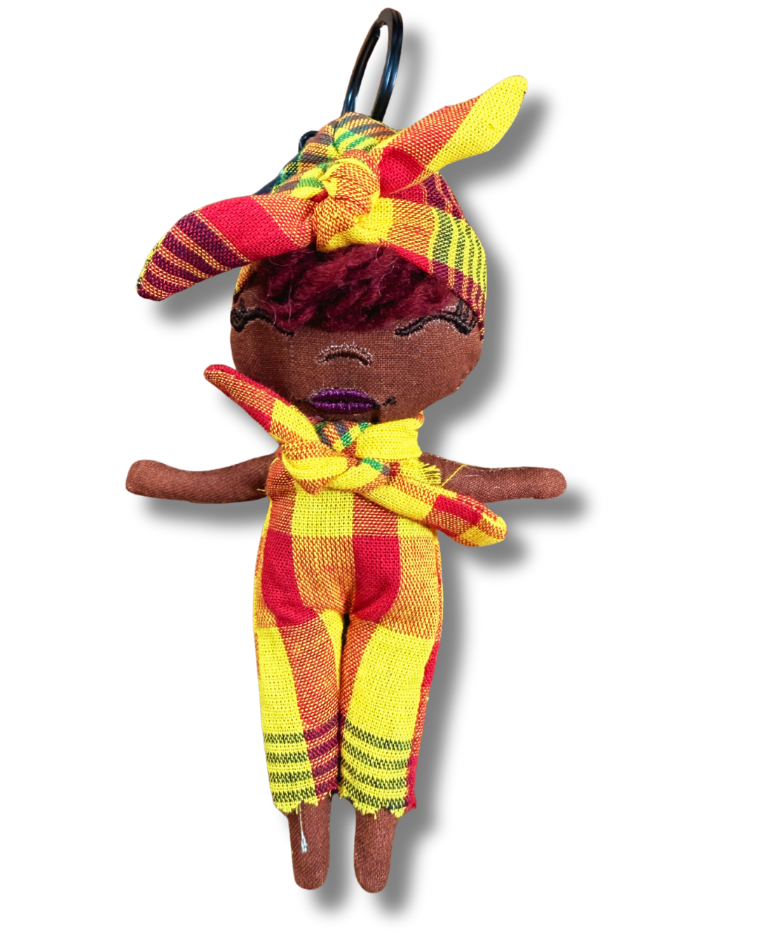 Douclé 22 – La poupée porte-clés faite main | Den Baya