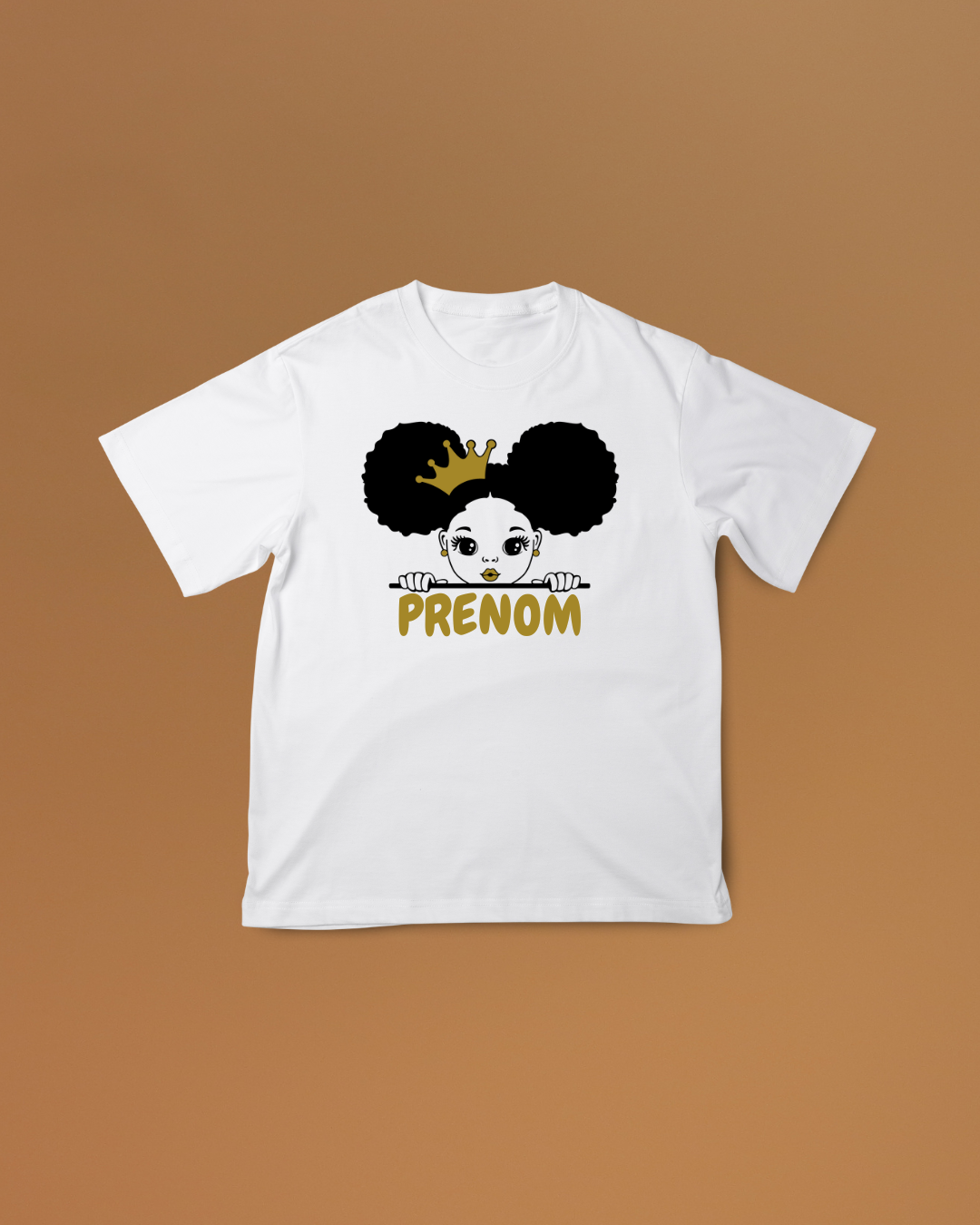 T-shirt personnalisé prénom pour fille