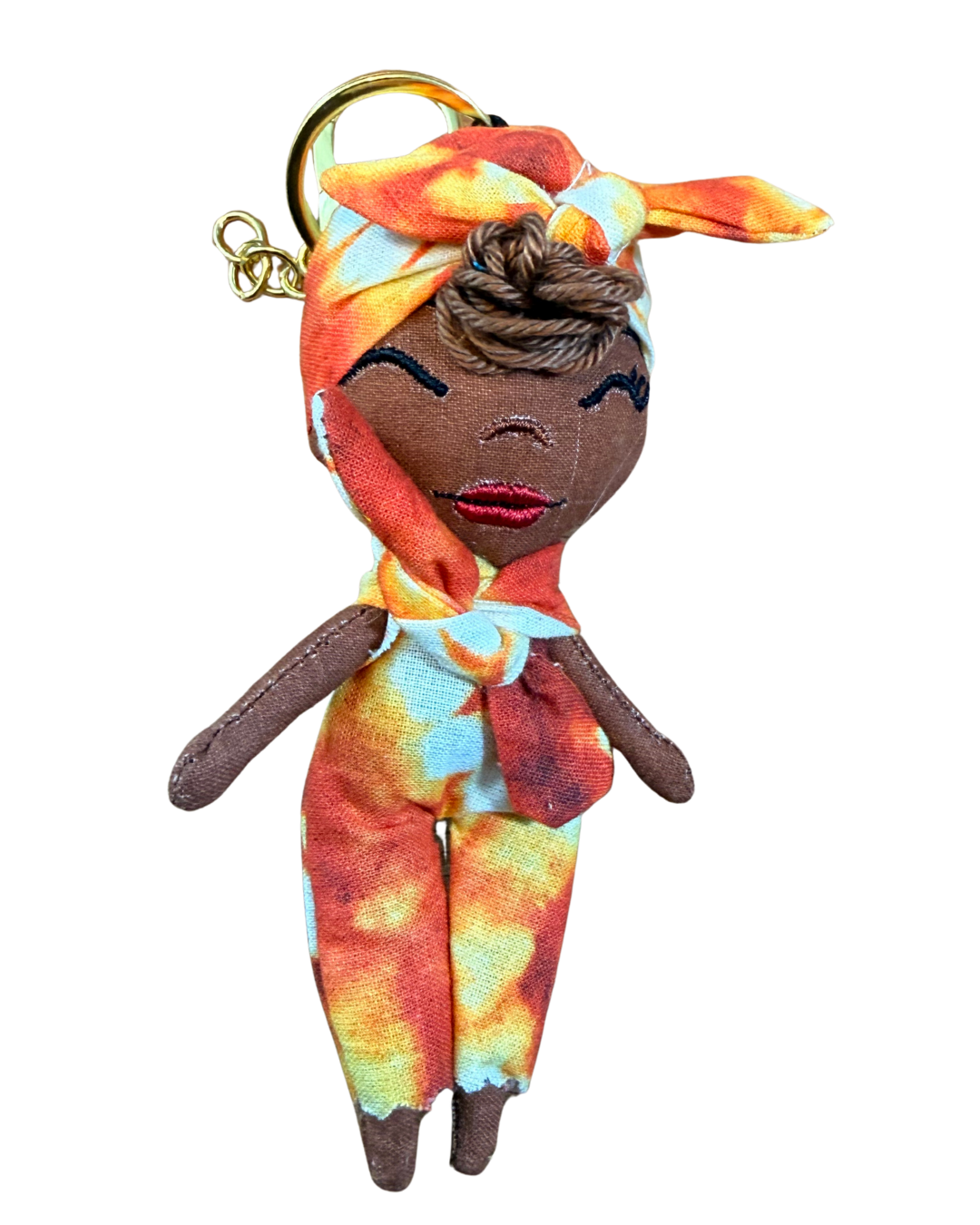 Douclé 21 – La poupée porte-clés faite main | Den Baya
