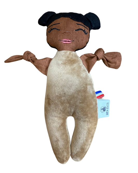 Doupée fille Sarah 20 cm - Doudou poupée - Prête à l'envoi 3 à 5 jours