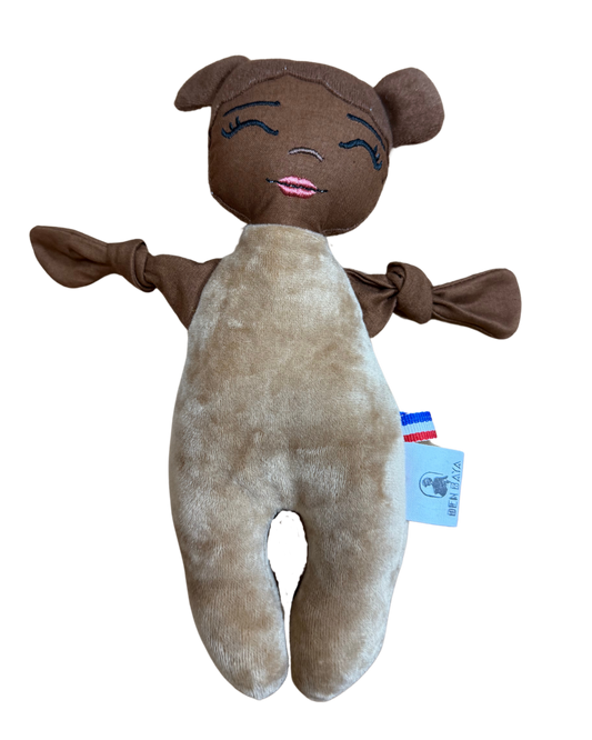 Doupée fille Kaïna 20 cm - Doudou poupée - Prête à l'envoi 3 à 5 jours