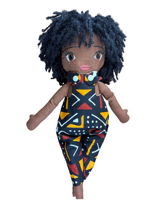 Poupée en tissu Kym 42 cm - Prête à l'envoi 3 à 7 jours