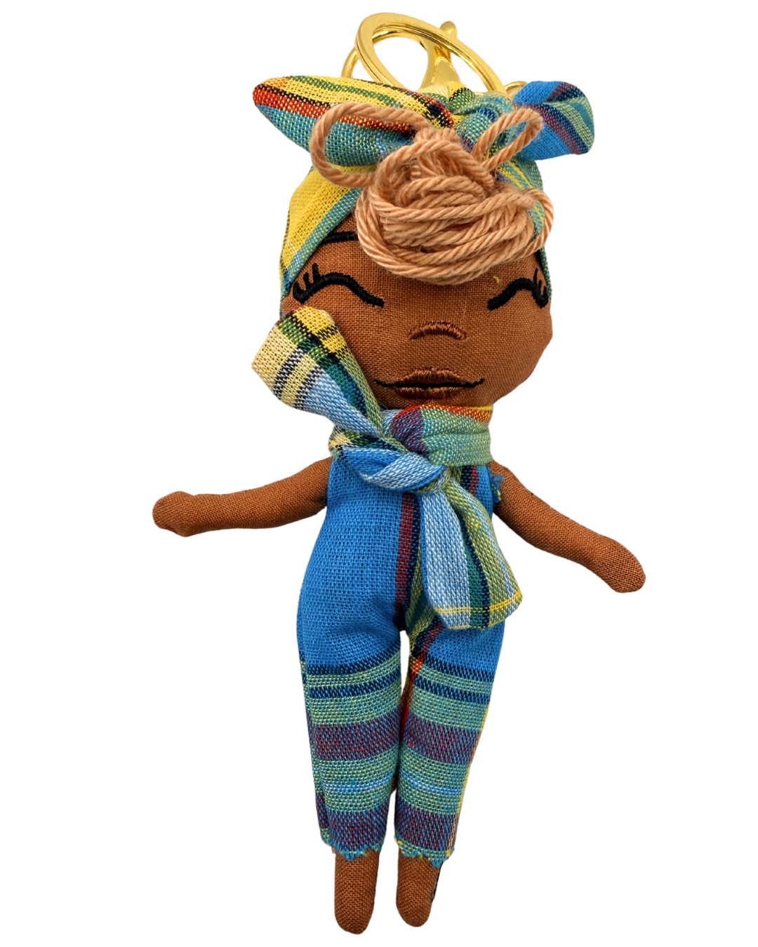 Douclé 68 – La poupée porte-clés faite main | Den Baya