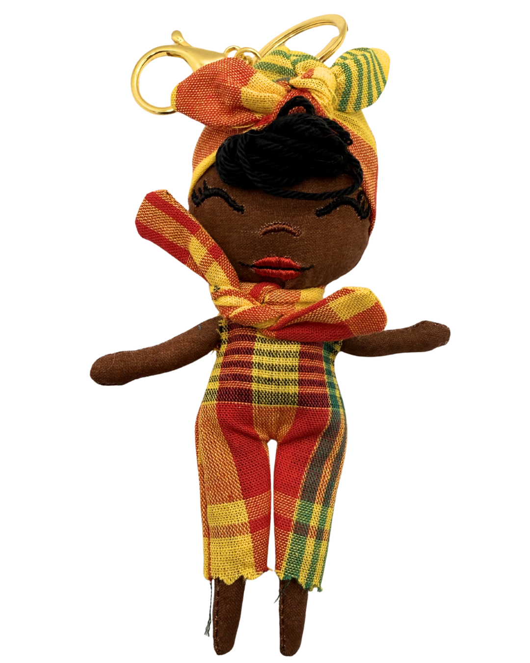 Douclé 69 – La poupée porte-clés faite main | Den Baya