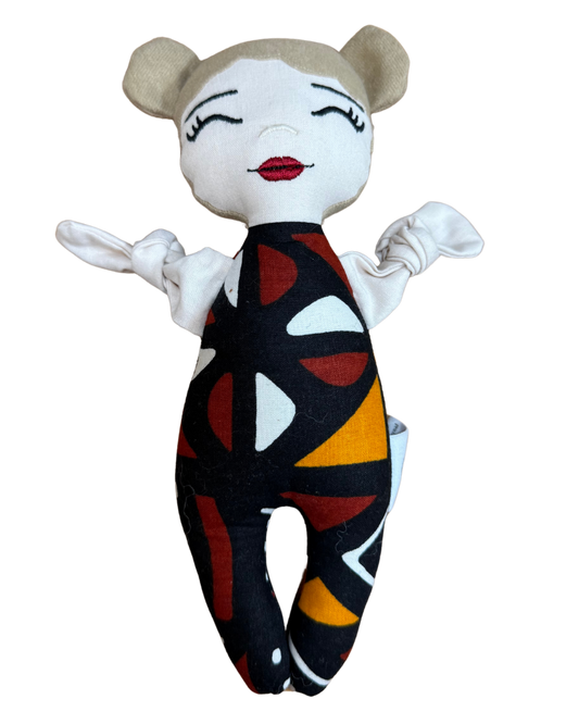 Doupée fille Neneh 20 cm - Doudou poupée - Prête à l'envoi 3 à 5 jours