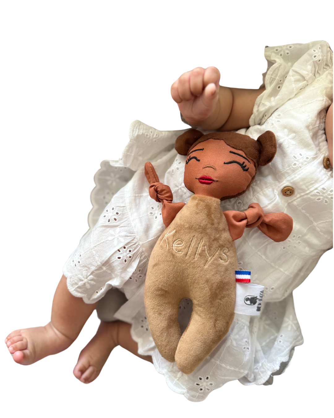 Mini doll girl to personalize - Doudou Doll 20 cm - Delay 2 - 4 weeks
