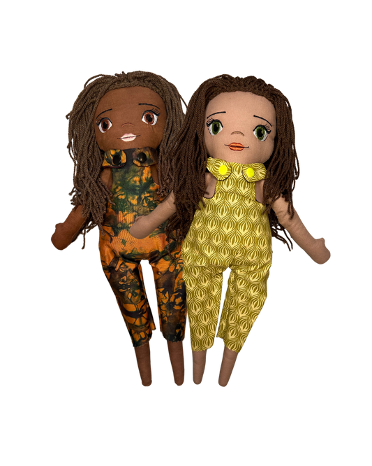 Girl doll to customize - Cloth doll 42 cm - Delivery time 3 - 4 weeks