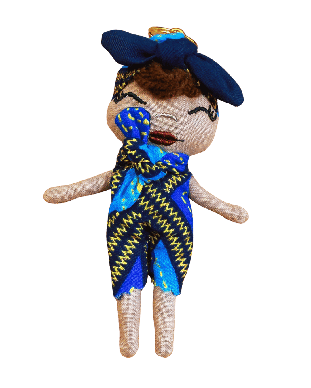 Douclé 44 – La poupée porte-clés faite main | Den Baya