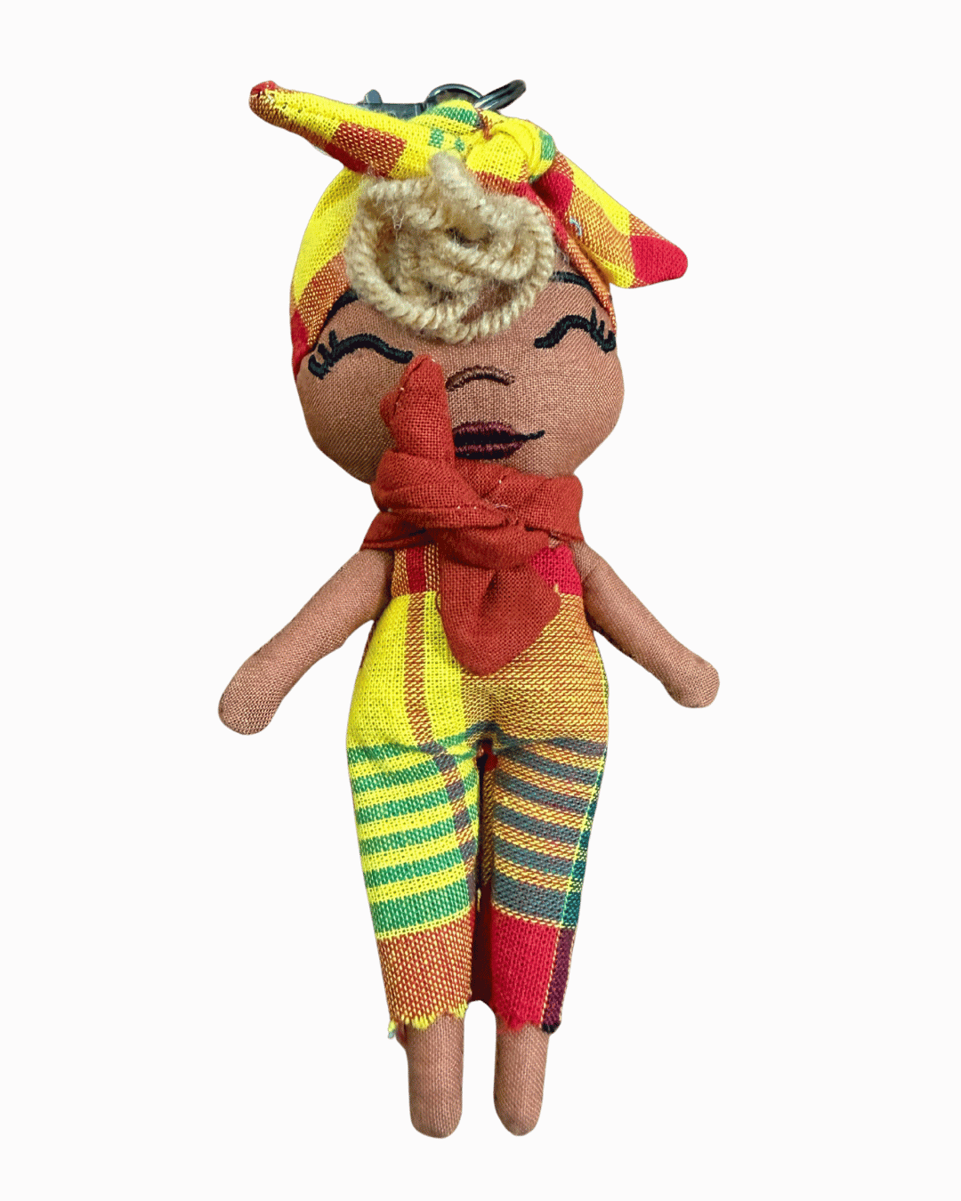 Douclé 51 – La poupée porte-clés faite main | Den Baya