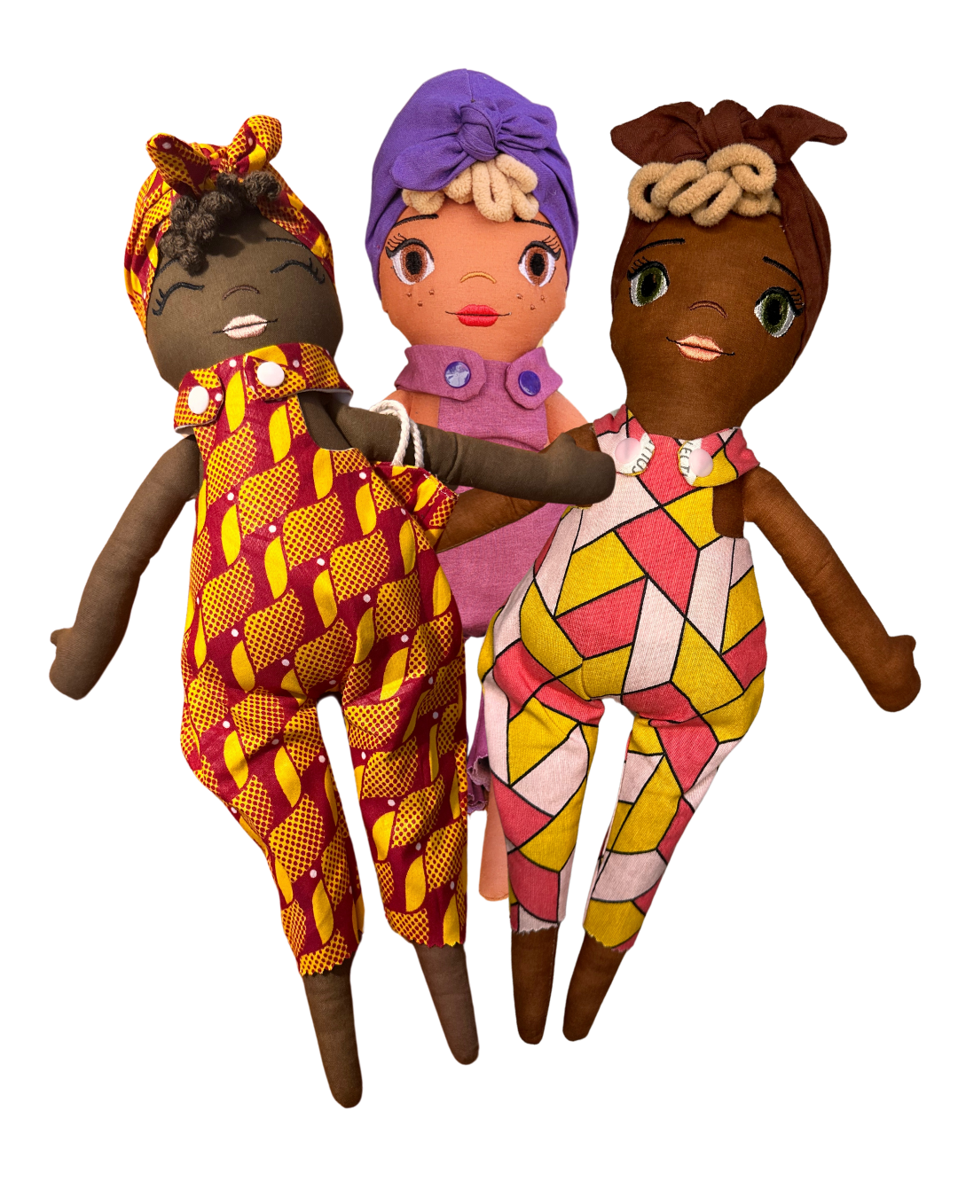 Poupée fille Turban à personnaliser - Poupée en tissu 42 cm - Délai 3 - 4 semaines