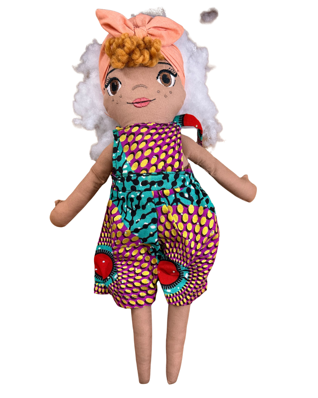 Poupée en tissu Jaya 42 cm - Prête à l'envoi 3 à 7 jours