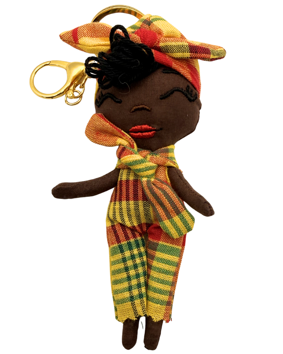 Douclé 21 – La poupée porte-clés faite main | Den Baya