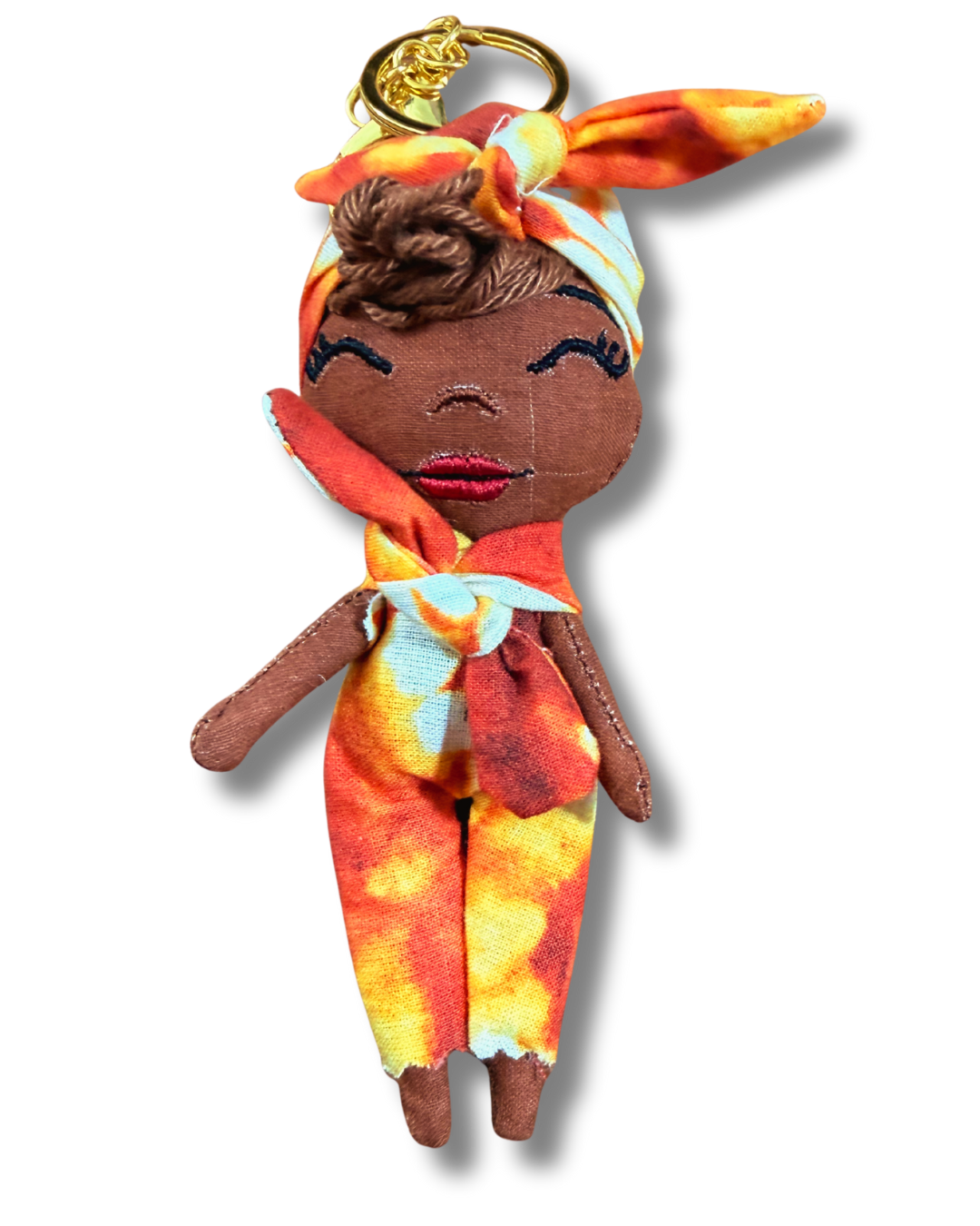 Douclé 27 – La poupée porte-clés faite main | Den Baya