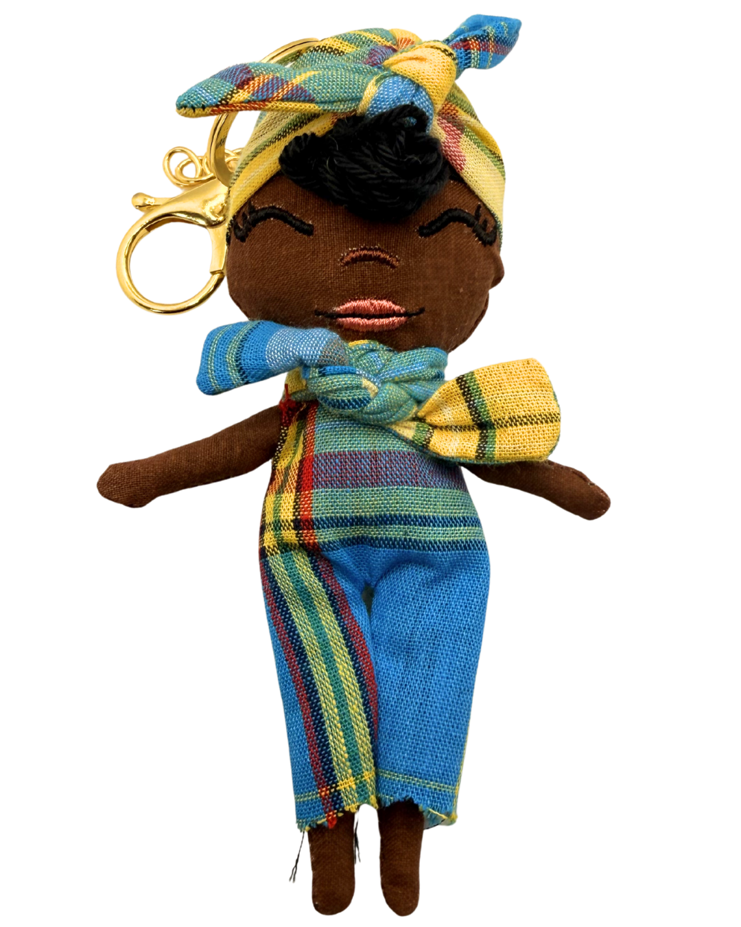 Douclé 22 – La poupée porte-clés faite main | Den Baya