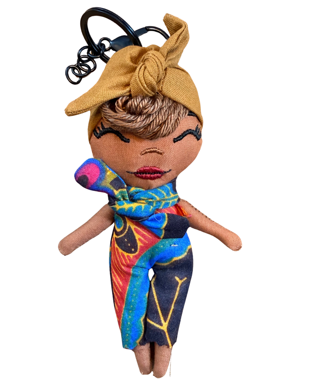 Douclé 37 – La poupée porte-clés faite main | Den Baya