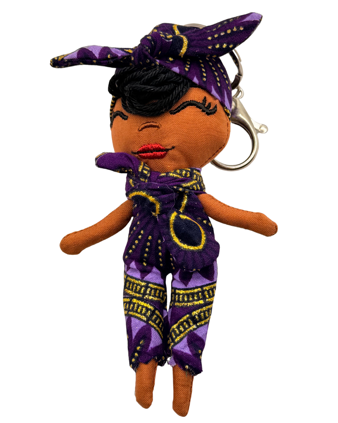 Douclé 23 – La poupée porte-clés faite main | Den Baya