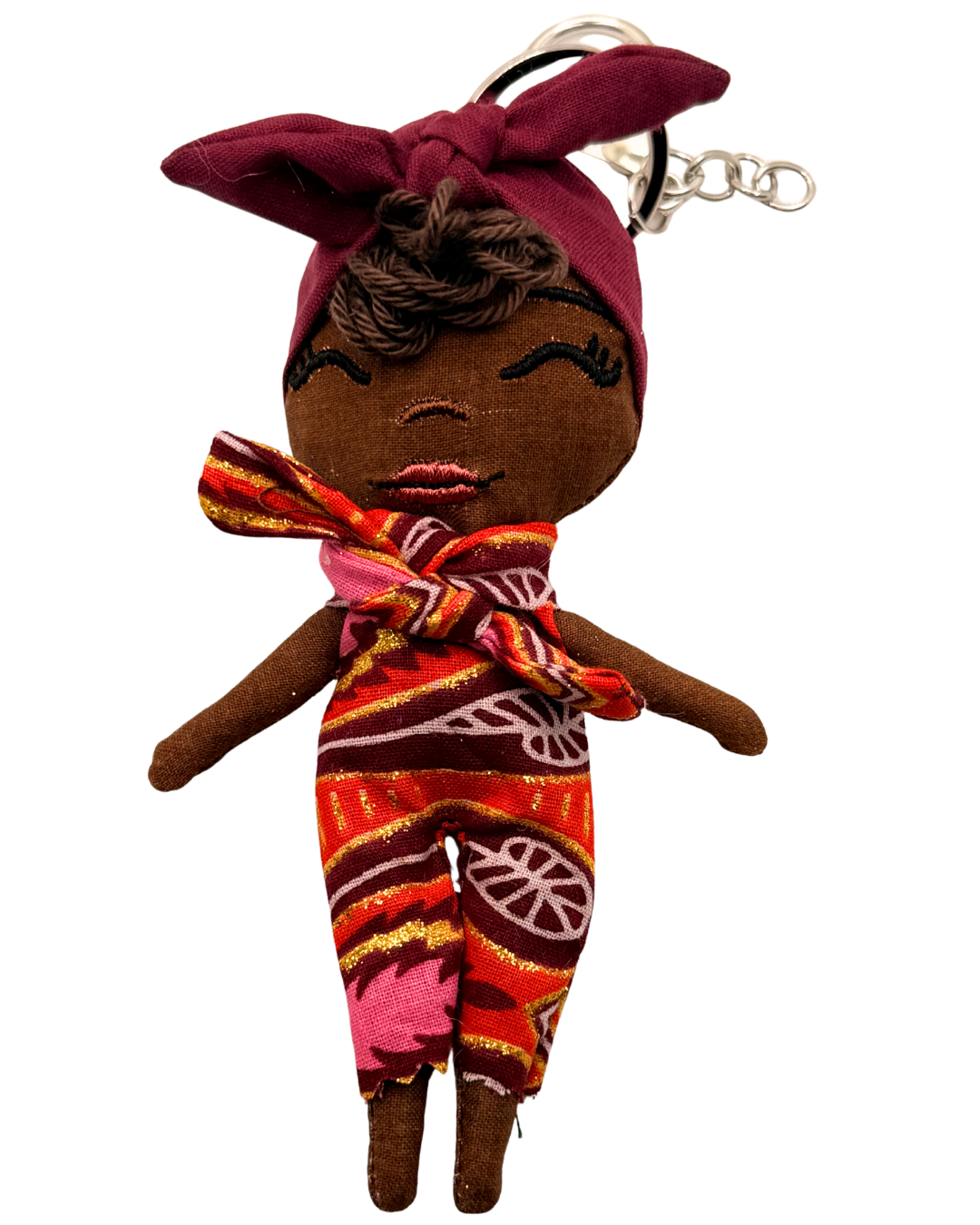 Douclé 41 – La poupée porte-clés faite main | Den Baya