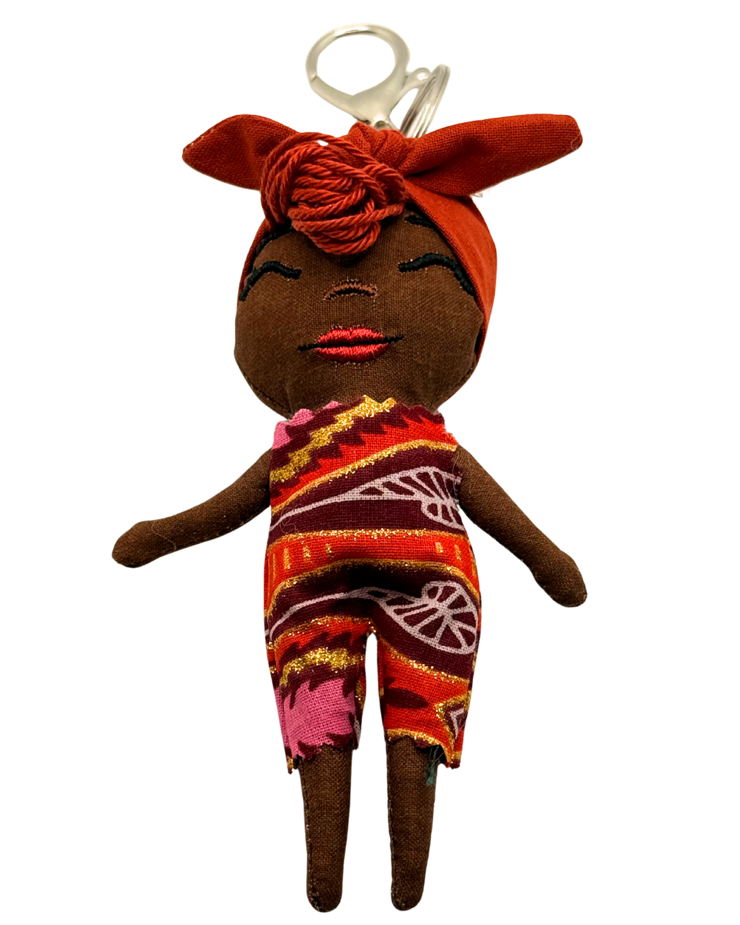 Douclé 28 – La poupée porte-clés faite main | Den Baya