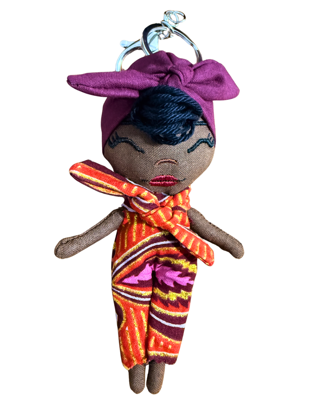 Douclé 32 – La poupée porte-clés faite main | Den Baya