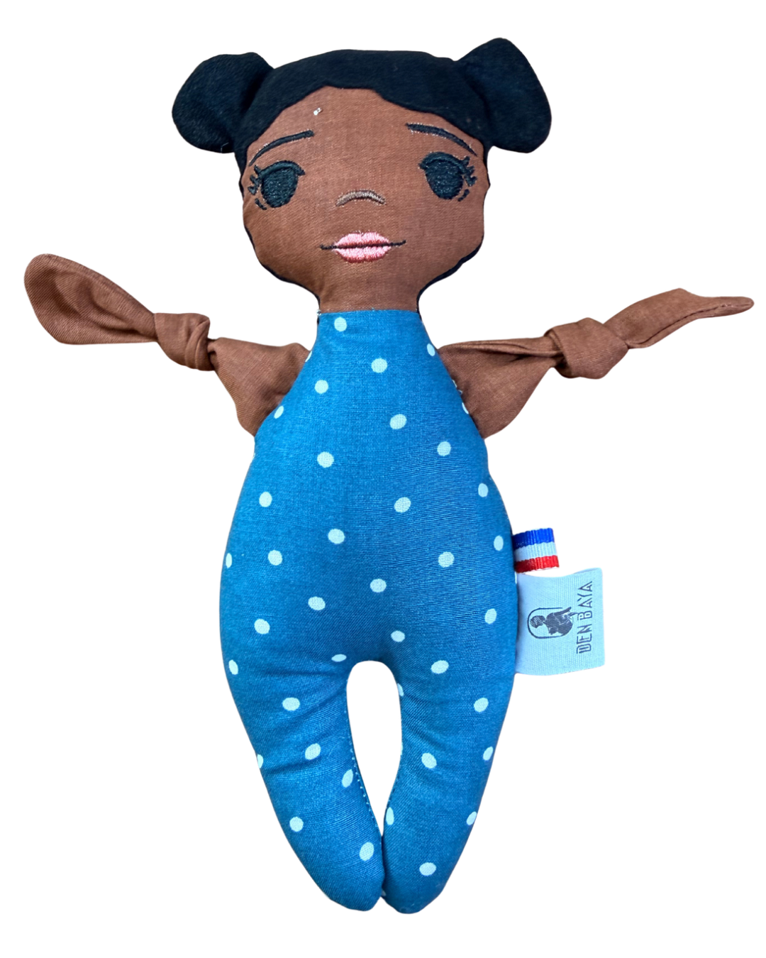 Doupée fille Binta 20 cm - Doudou poupée - Prête à l'envoi 3 à 5 jours