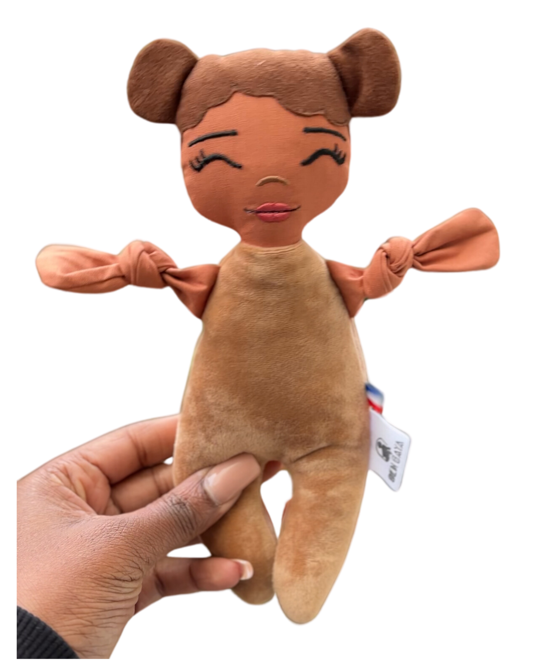 Doupée fille Naya 20 cm - Doudou poupée - Prête à l'envoi 3 à 5 jours