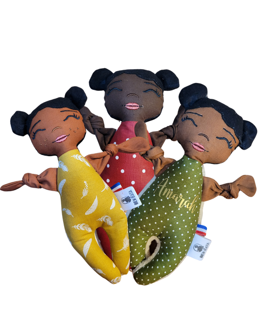 Mini doll girl to personalize - Doudou Doll 20 cm - Delay 2 - 4 weeks