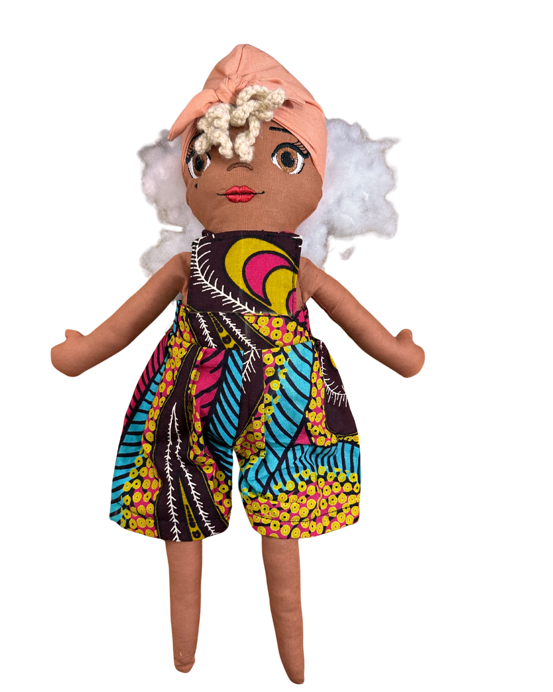 Poupée en tissu Kristy 42 cm - Prête à l'envoi 3 à 7 jours