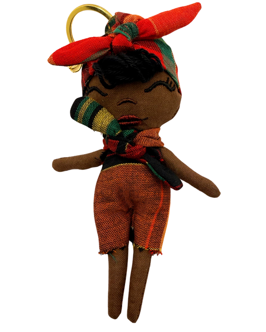Douclé 48 – La poupée porte-clés faite main | Den Baya