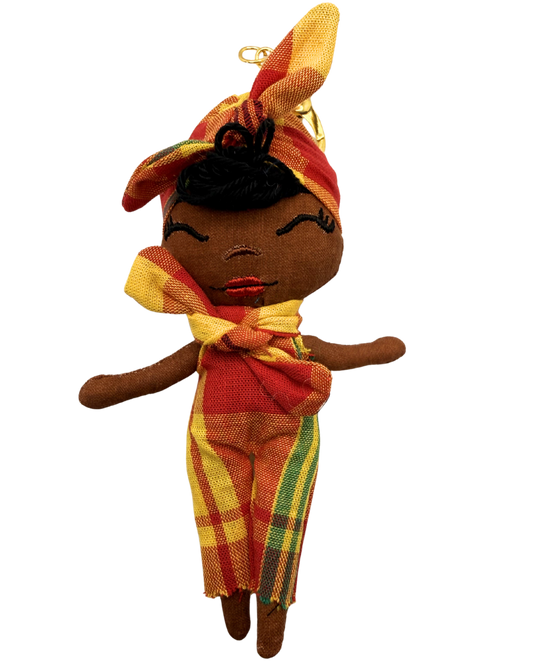 Douclé 49 – La poupée porte-clés faite main | Den Baya