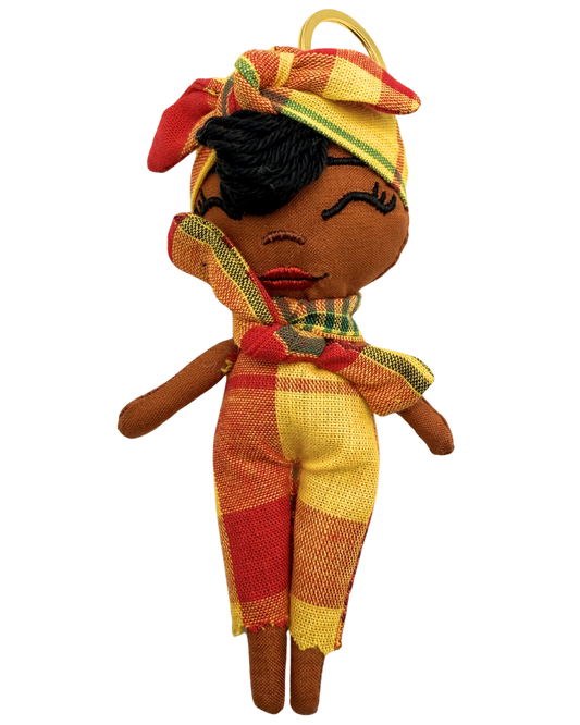 Douclé 50 – La poupée porte-clés faite main | Den Baya