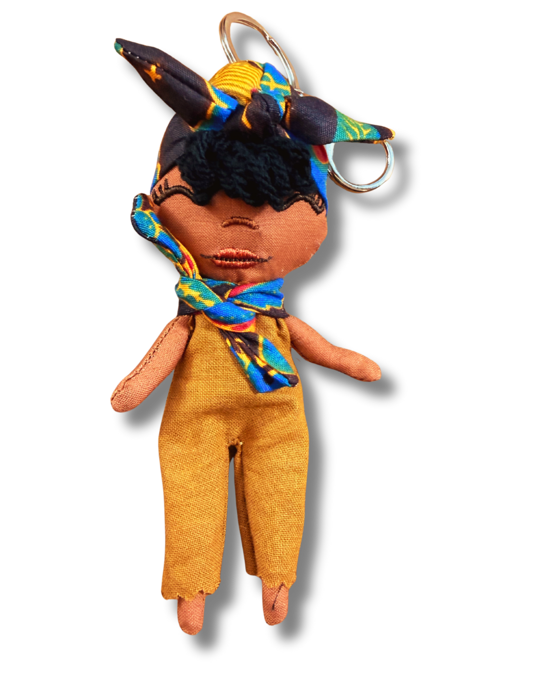 Douclé 18 – La poupée porte-clés faite main | Den Baya