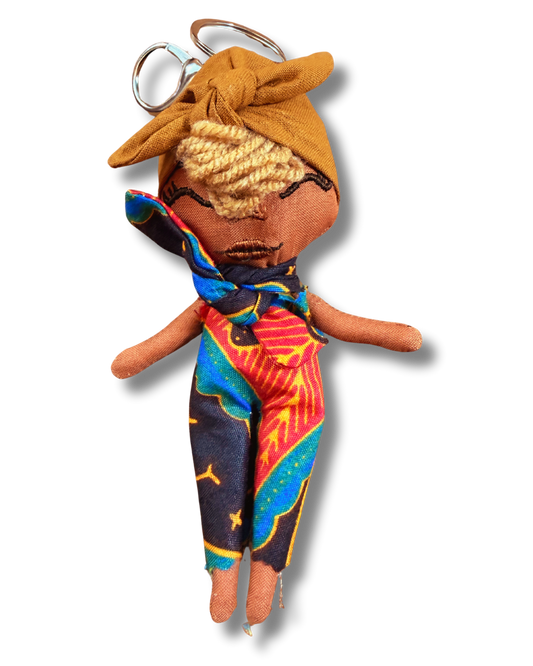 Douclé 26 – La poupée porte-clés faite main | Den Baya