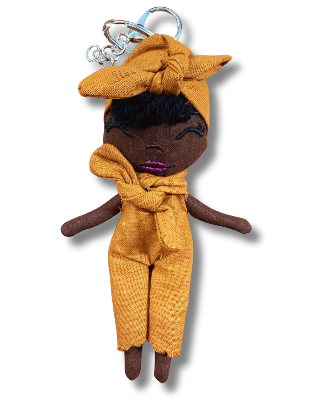 Douclé 14 – La poupée porte-clés faite main | Den Baya