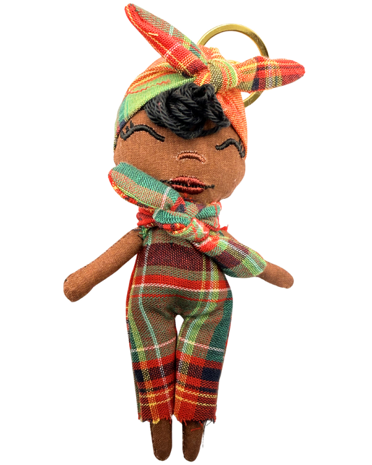 Douclé 63 – La poupée porte-clés faite main | Den Baya