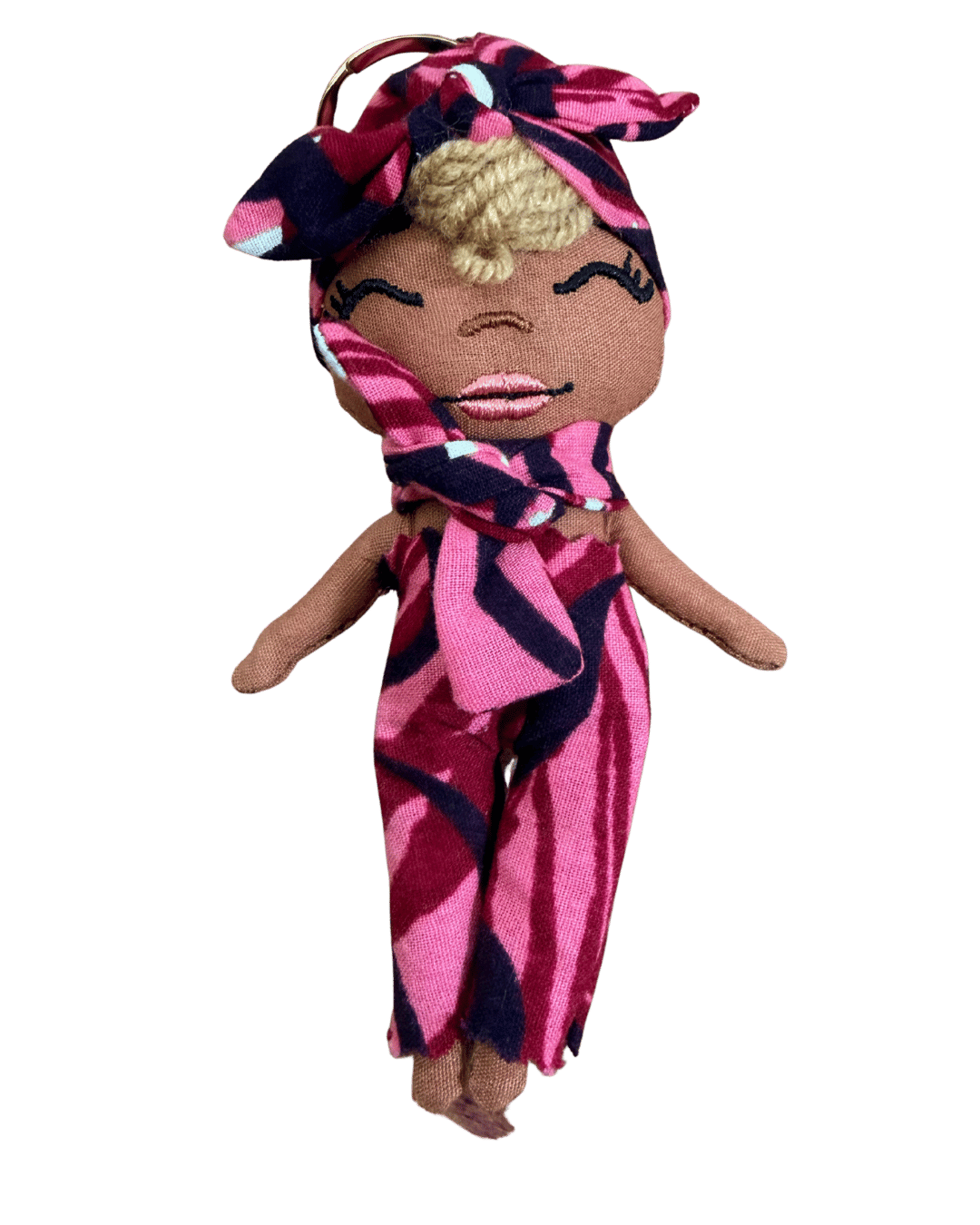 Douclé 38 – La poupée porte-clés faite main | Den Baya