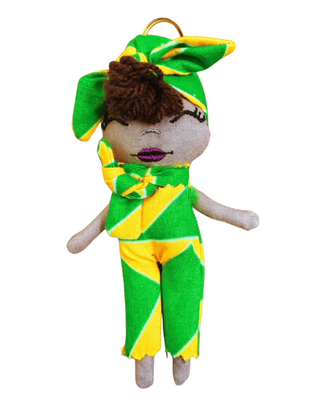 Douclé 39 – La poupée porte-clés faite main | Den Baya