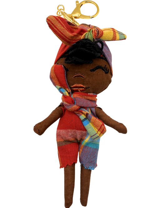 Douclé 70 – La poupée porte-clés faite main | Den Baya