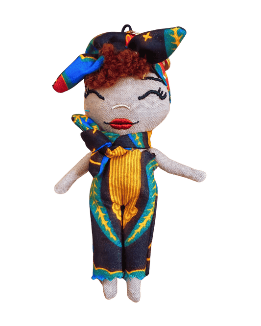 Douclé 40 – La poupée porte-clés faite main | Den Baya