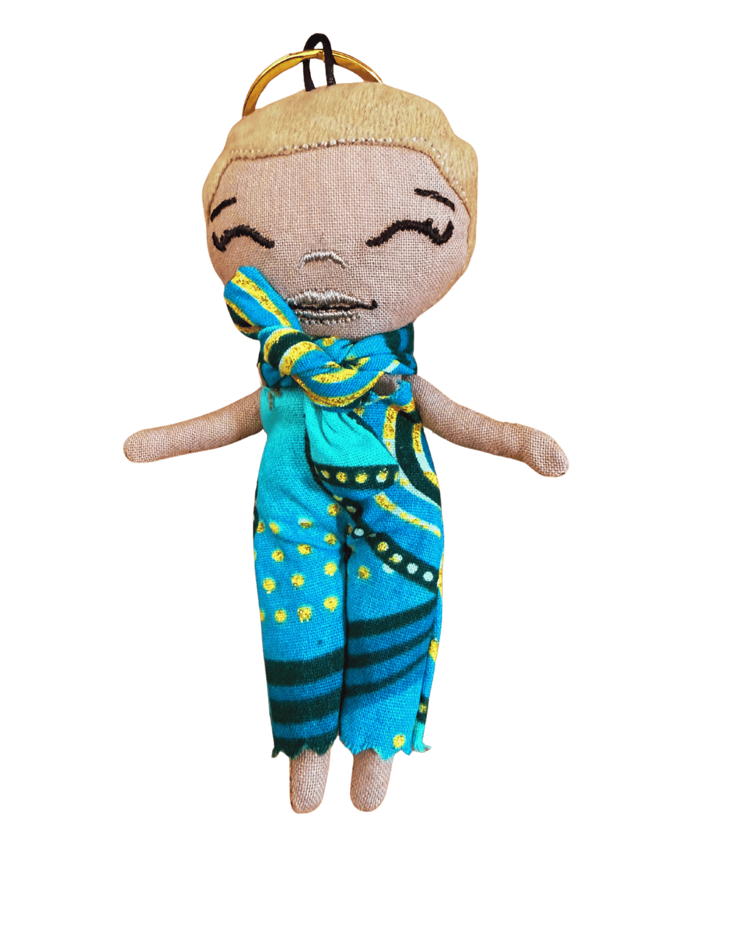 Douclé 42 – La poupée porte-clés faite main | Den Baya