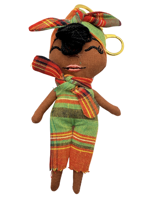 Douclé 75 – La poupée porte-clés faite main | Den Baya