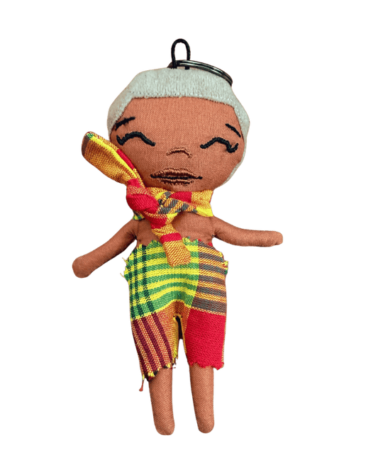 Douclé 46 – La poupée porte-clés faite main | Den Baya