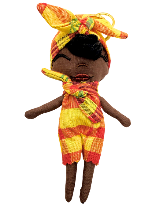 Douclé 14 – La poupée porte-clés faite main | Den Baya