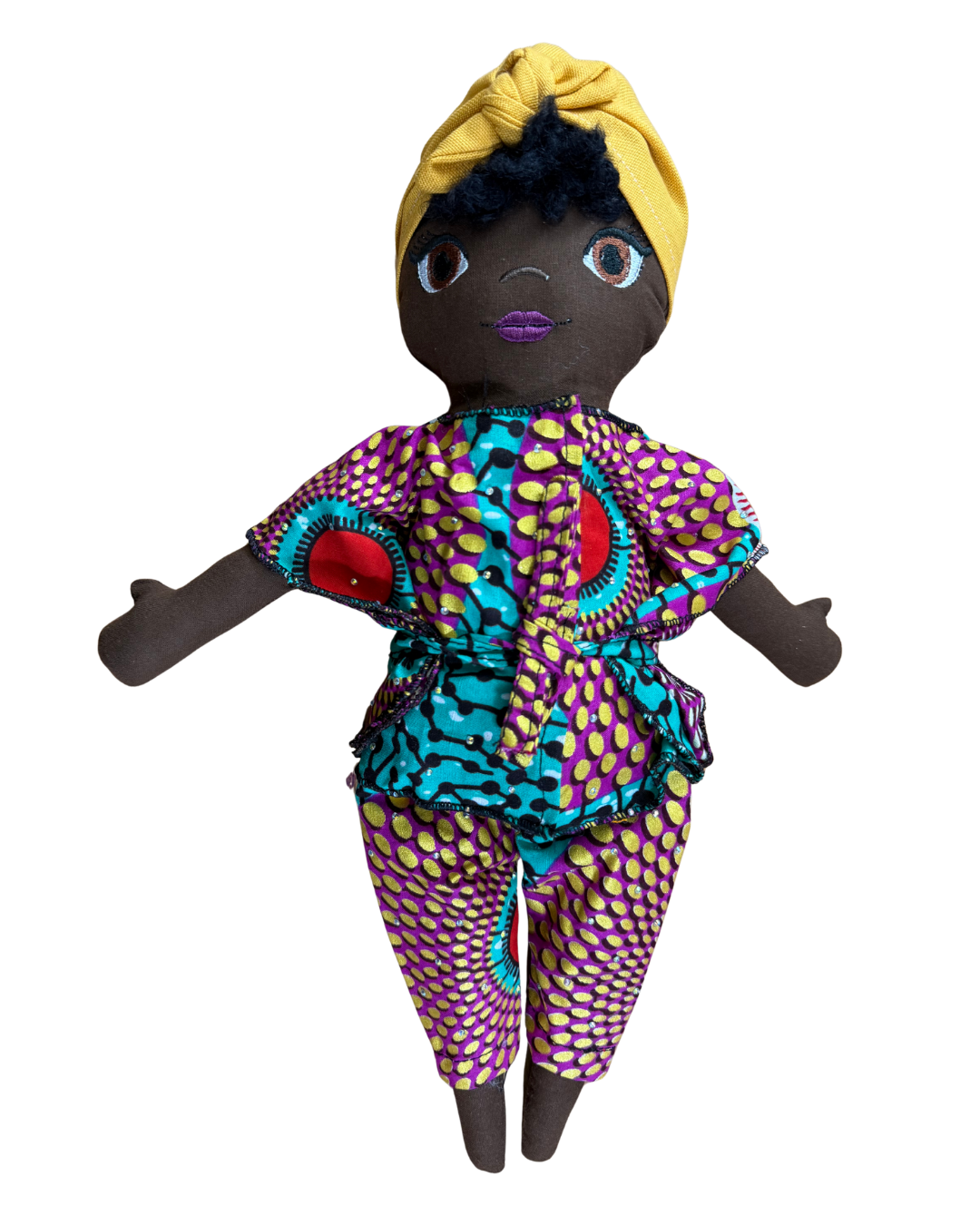 Poupée en tissu Mila 42 cm - Prête à l'envoi 3 à 7 jours