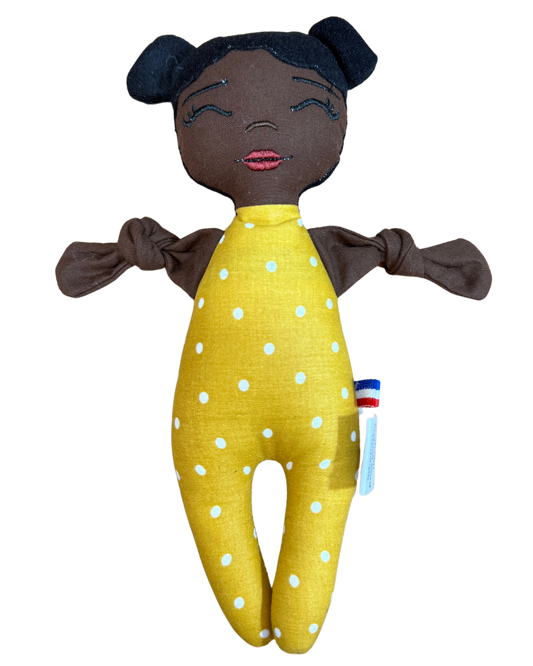 Doupée fille Affi 20 cm - Doudou poupée - Prête à l'envoi 3 à 5 jours