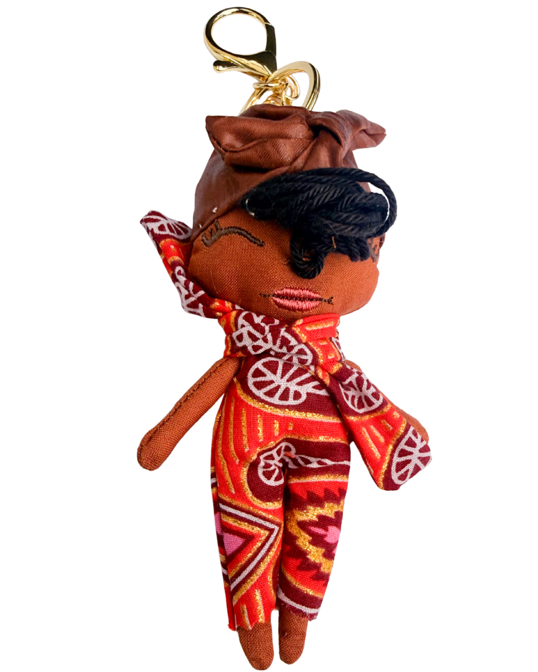 Douclé 68 – La poupée porte-clés faite main | Den Baya
